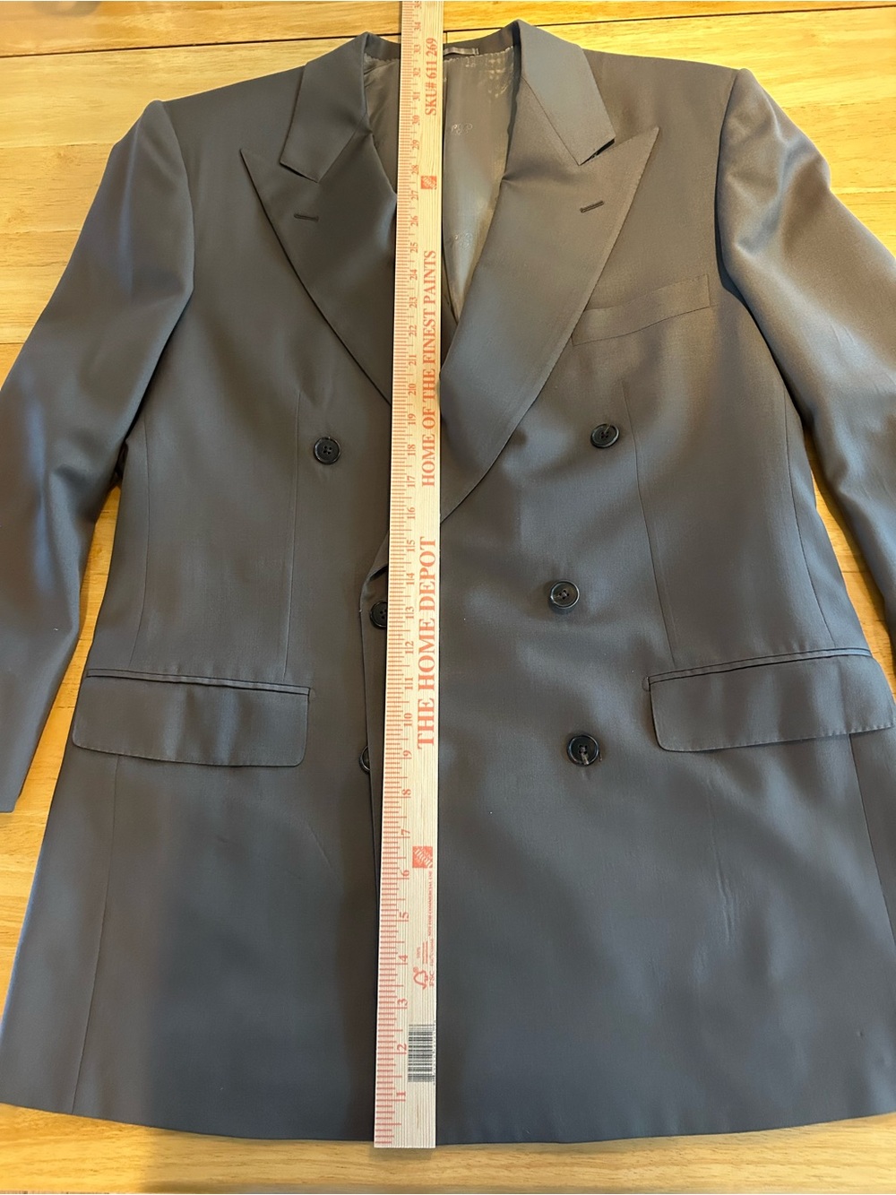Classic Double-Breasted Brown Men's Jacket and Vest - Picture 8 of 16